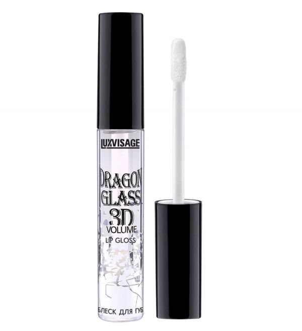 LuxVisage Lip gloss DRAGON GLASS 3D volume Transparent 2,8ml